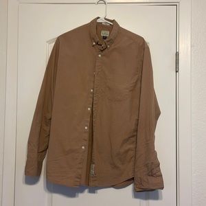 Polka dot J. Crew Mens Button-down